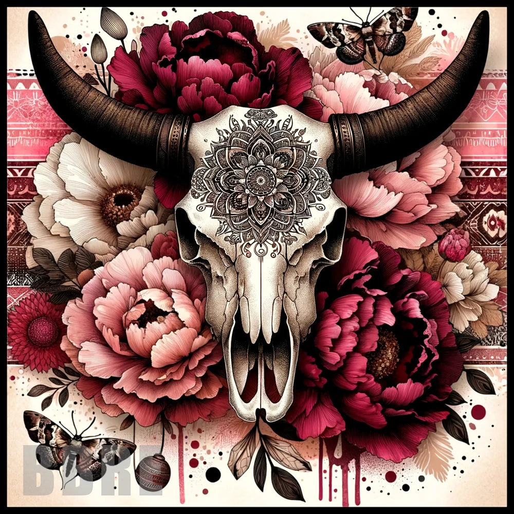 Floral Skull 17 Main Image,