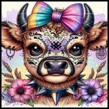 Floral Cow 6 Main Image,