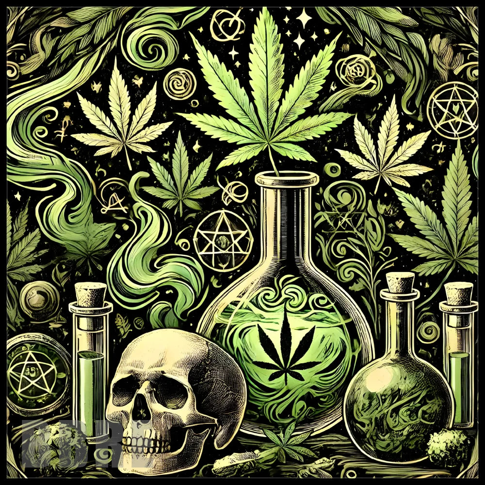 Botanical Skull Main Image,