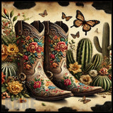 Floral Cowboy Boots 2 Main Image,