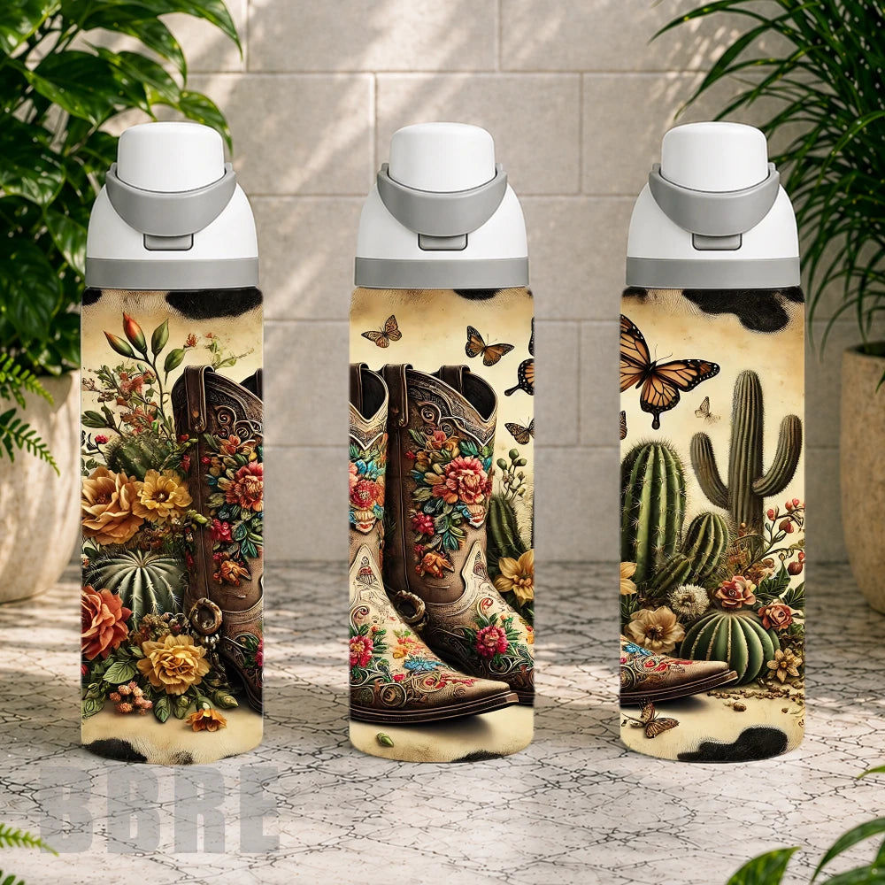 Floral Cowboy Boots 2 Product Image,