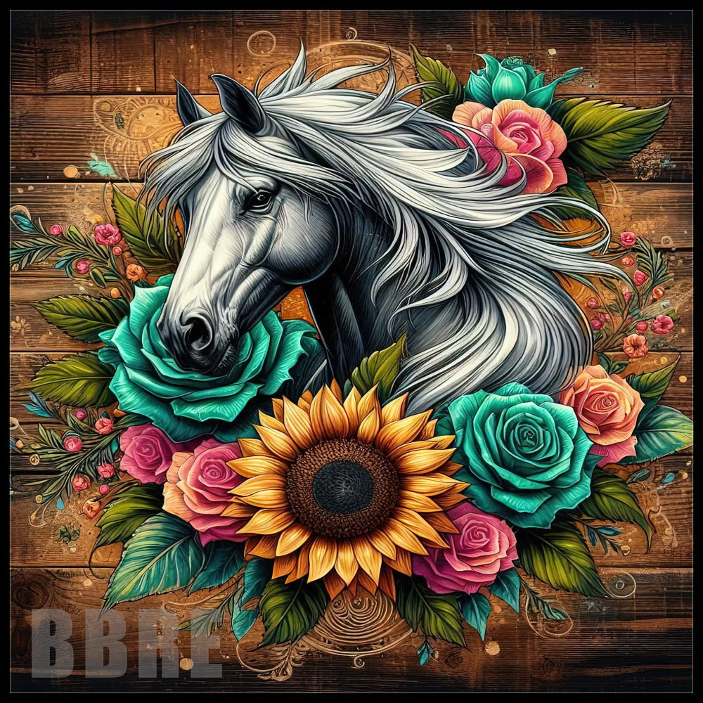 Floral Horse 20 Main Image,