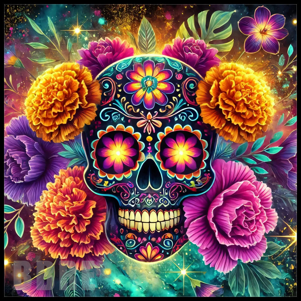 Floral Skull 36 Main Image,