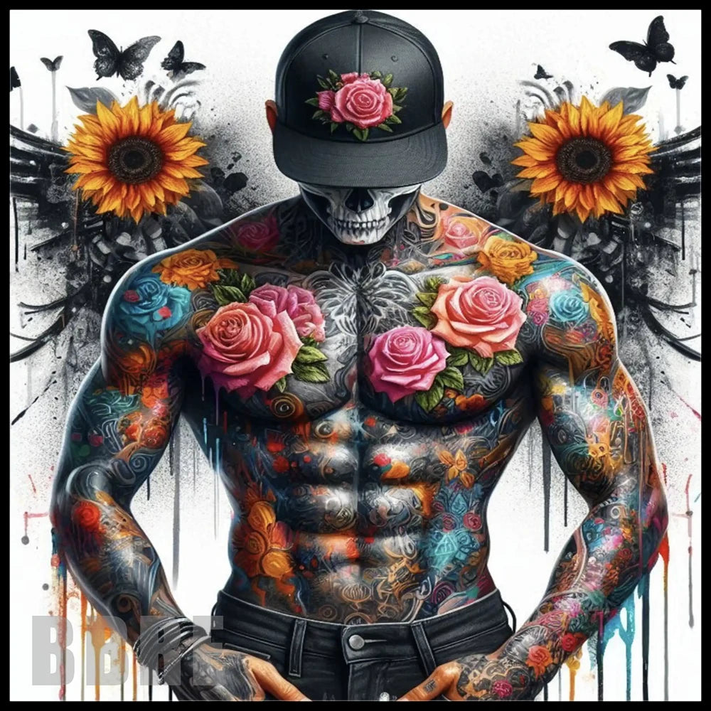 Floral Skull 40 Main Image,