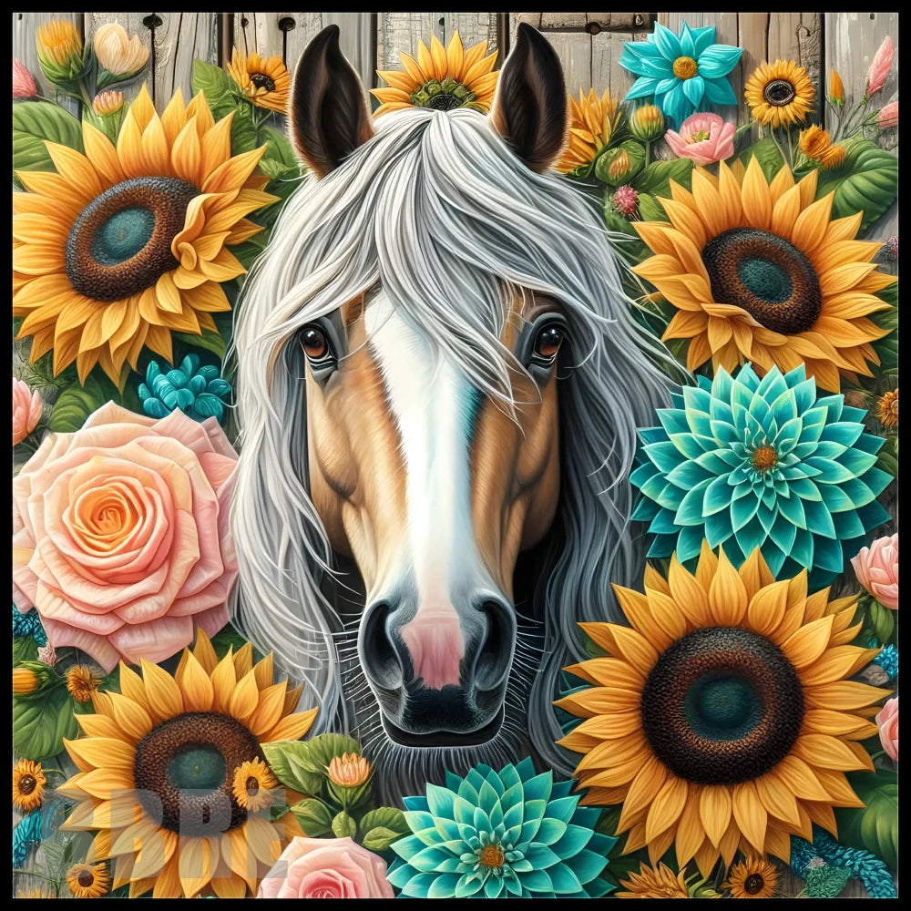 Floral Horse 22 Main Image,