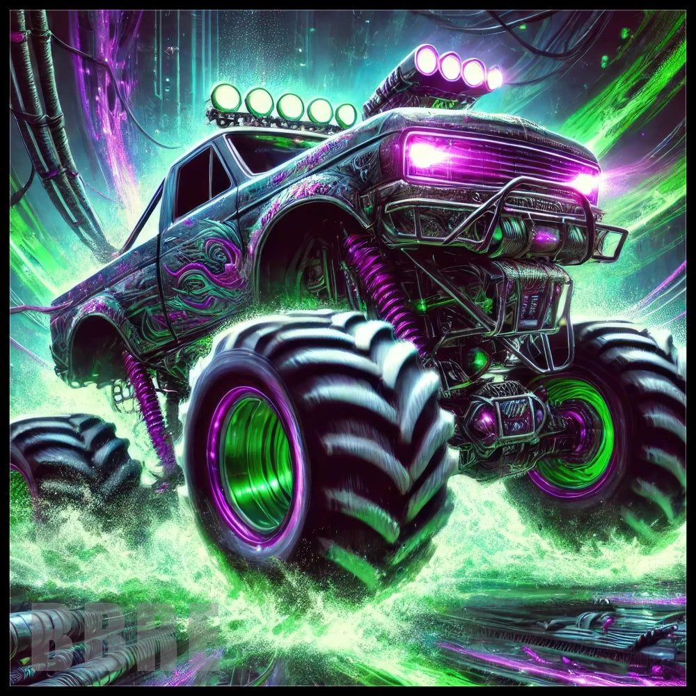 Neon Monster Truck Main Image,