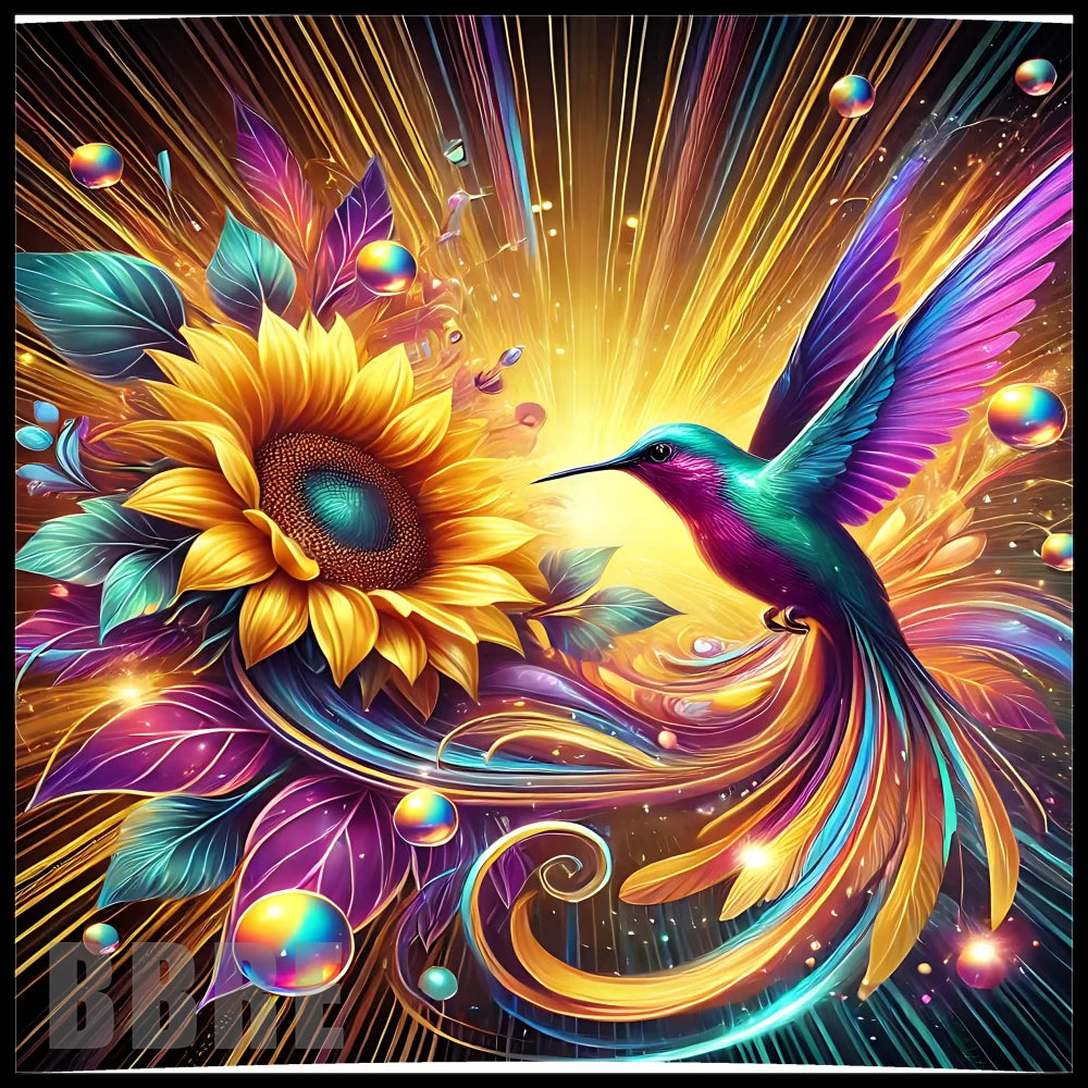 Hummingbird Sunflower 2 Main Image,