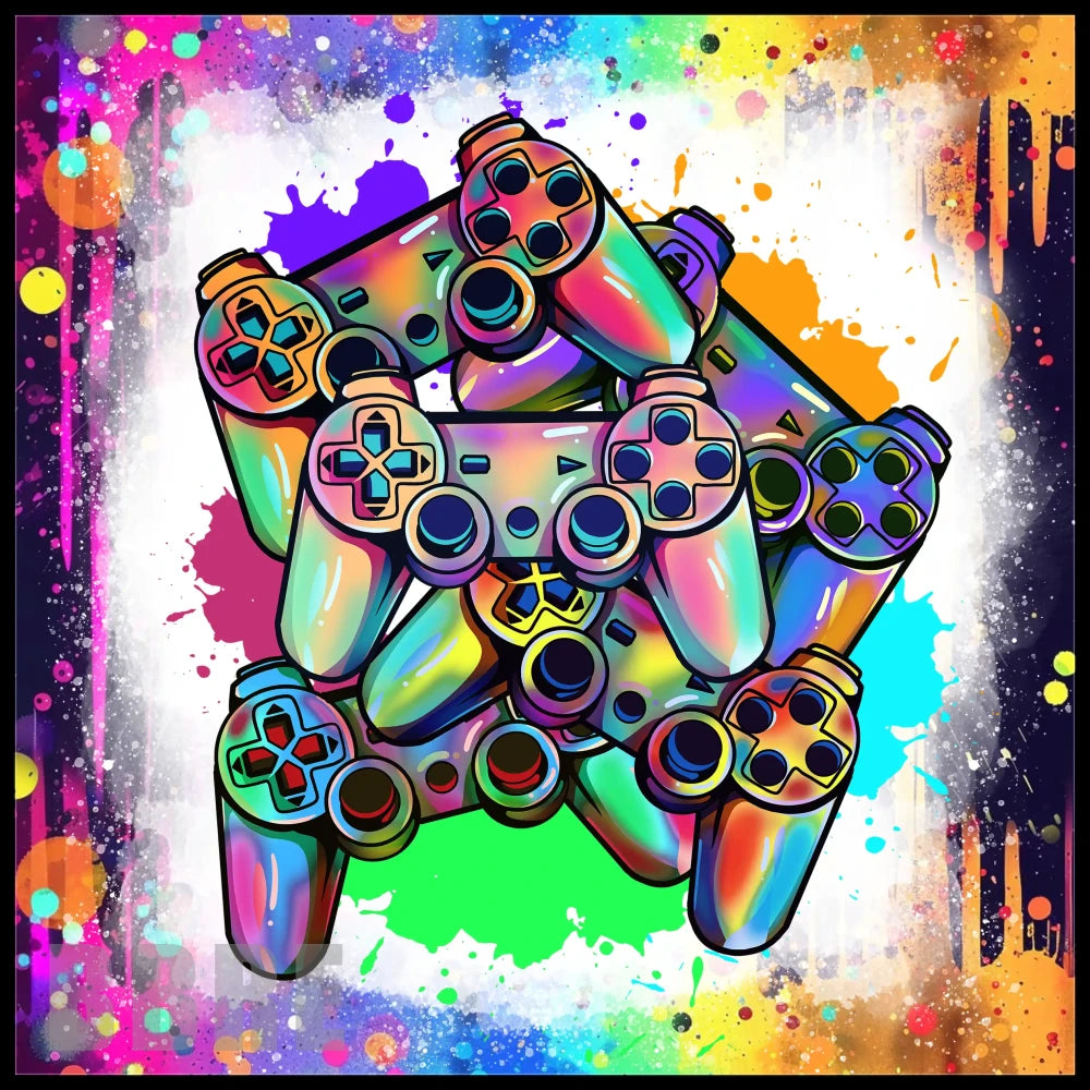 Colorful Controllers 4 Main Image,