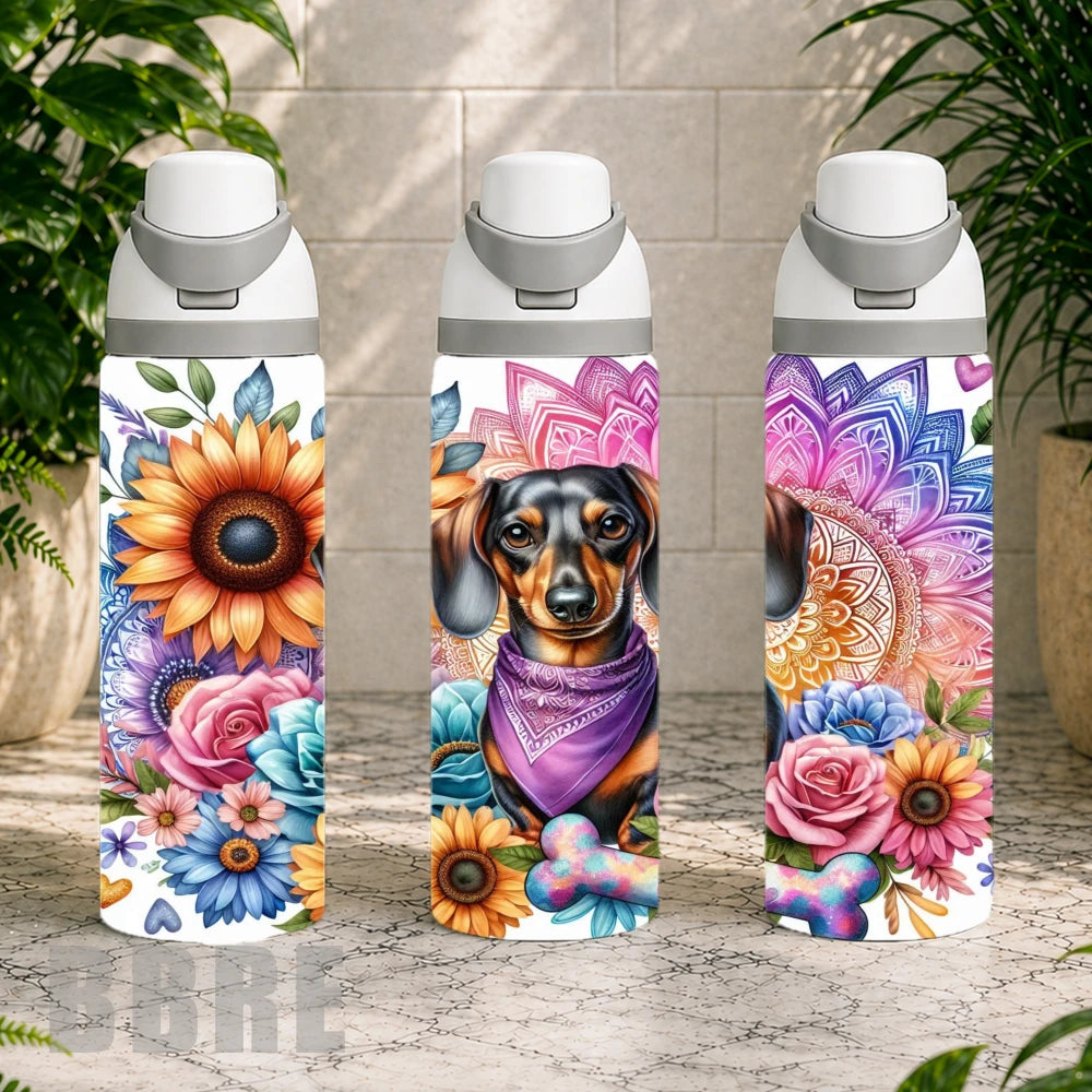 Floral Dachshund Product Image,