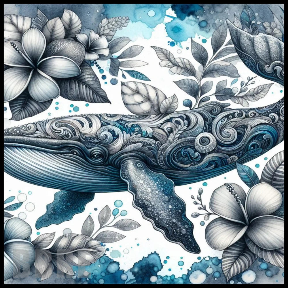 Whale Floral Main Image,