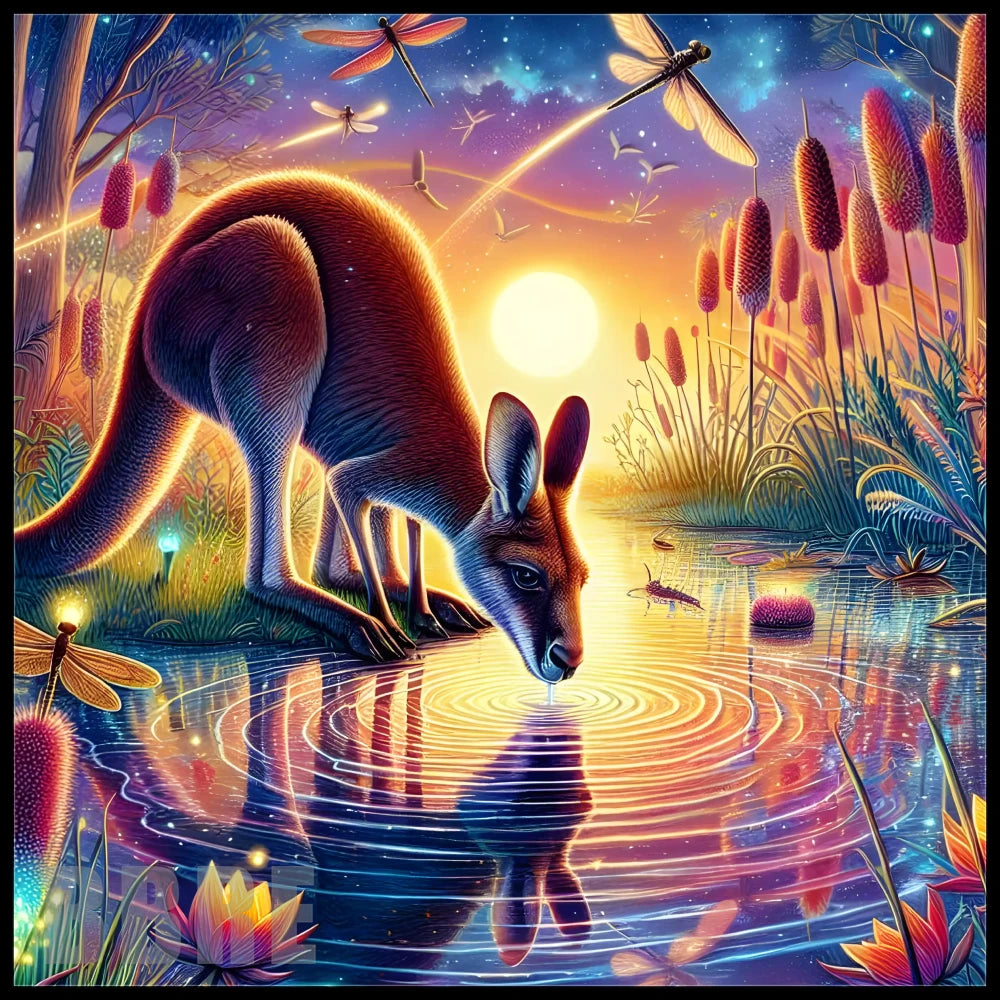 Kangaroo Sunset Main Image,