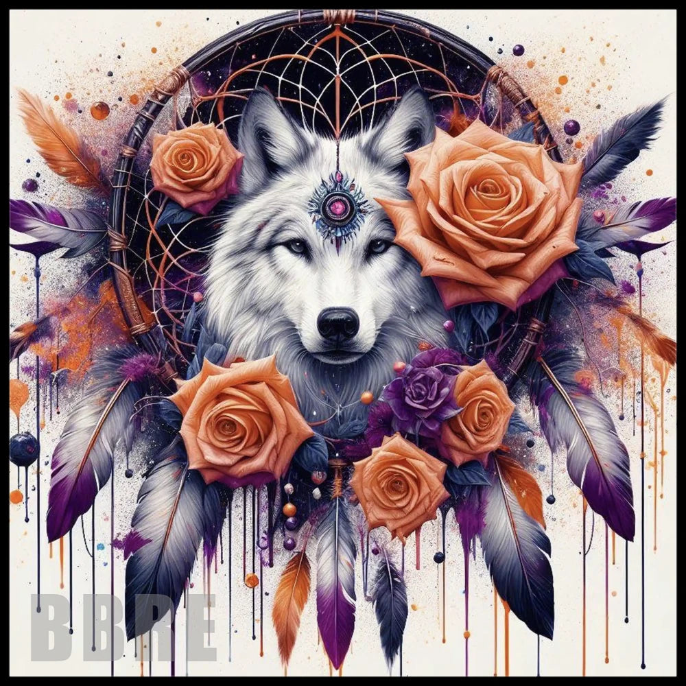 Wolf Dreamcatcher 13 Main Image,
