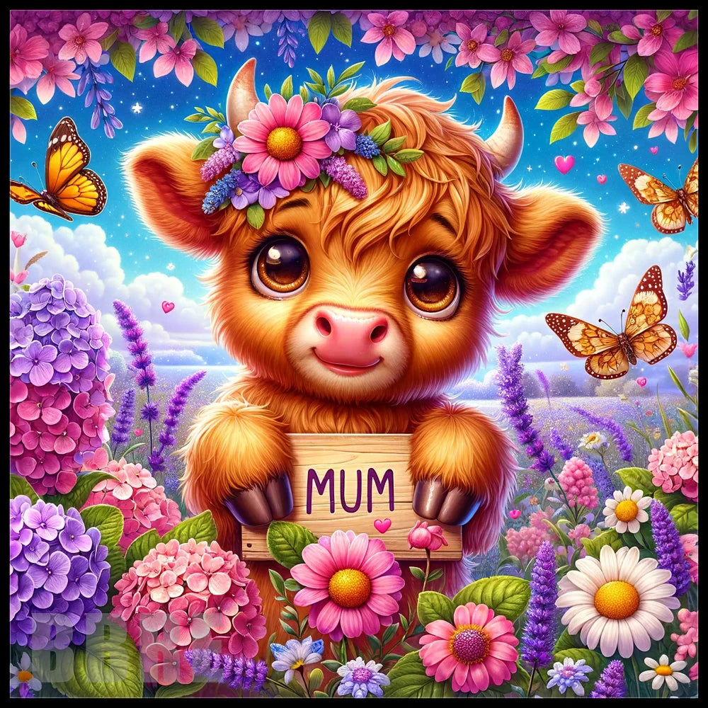 Floral Cow 12 Main Image,
