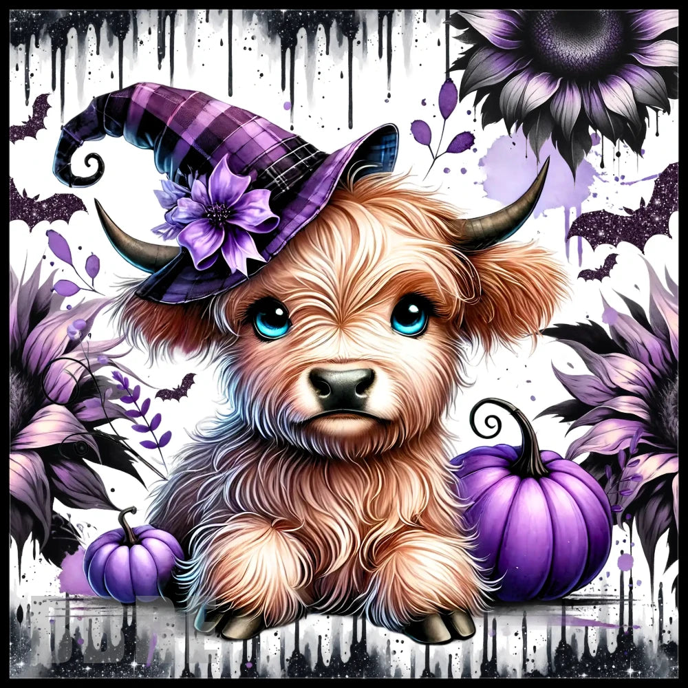 Whimsical Highland Cow Main Image,