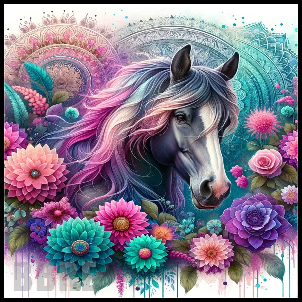 Floral Horse 27 Main Image,