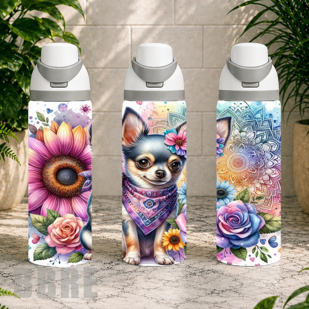 Floral Chihuahua Product Image,