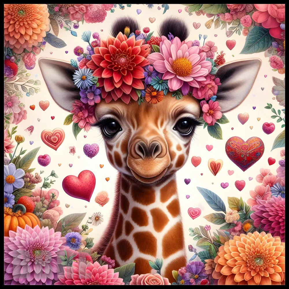 Floral Giraffe 2 Main Image,