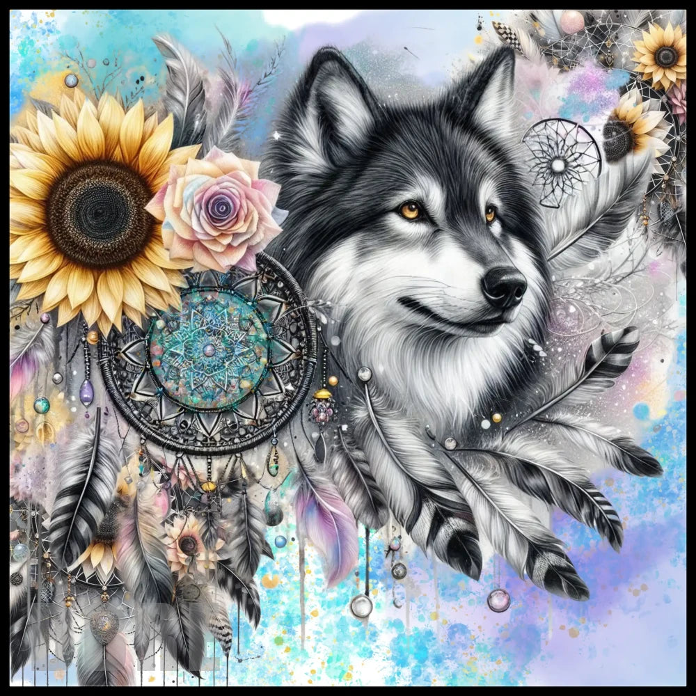 Wolf Dreamcatcher 17 Main Image,