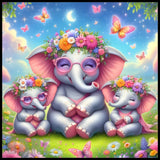 Floral Elephants Main Image,