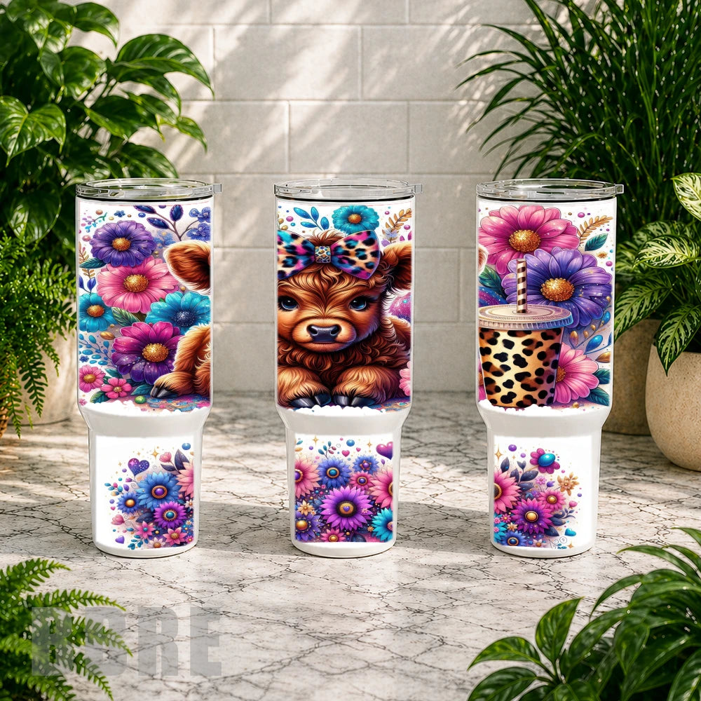 Floral Cow 4 Product Image,