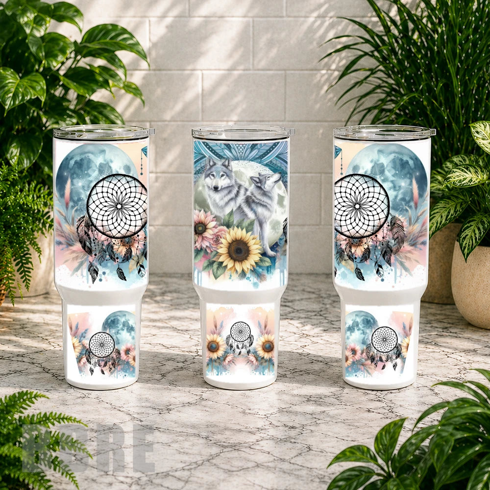 Wolf Dreamcatcher Product Image,