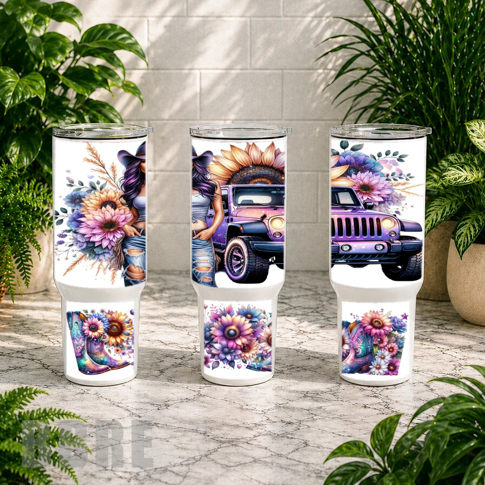 Floral Jeep Product Image,