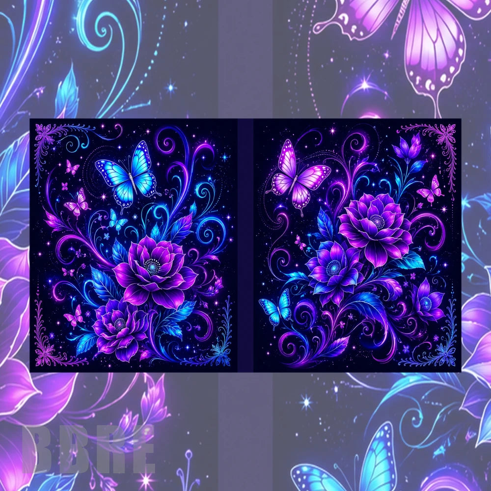 Floral Butterfly Mockup Image