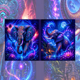 Mystical Elephants Mockup Image