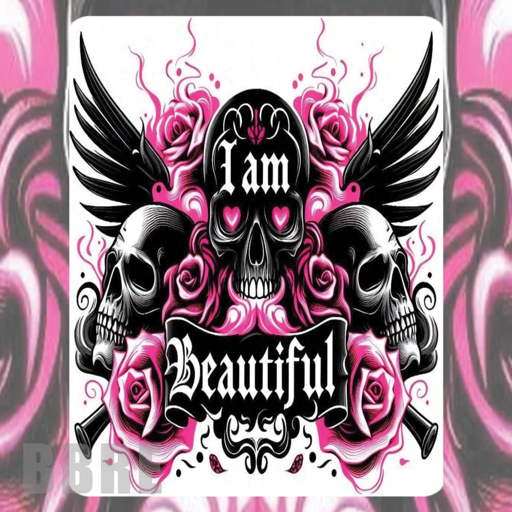 Beautiful Skull Mockup Image