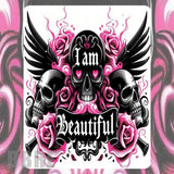 Beautiful Skull Mockup Image