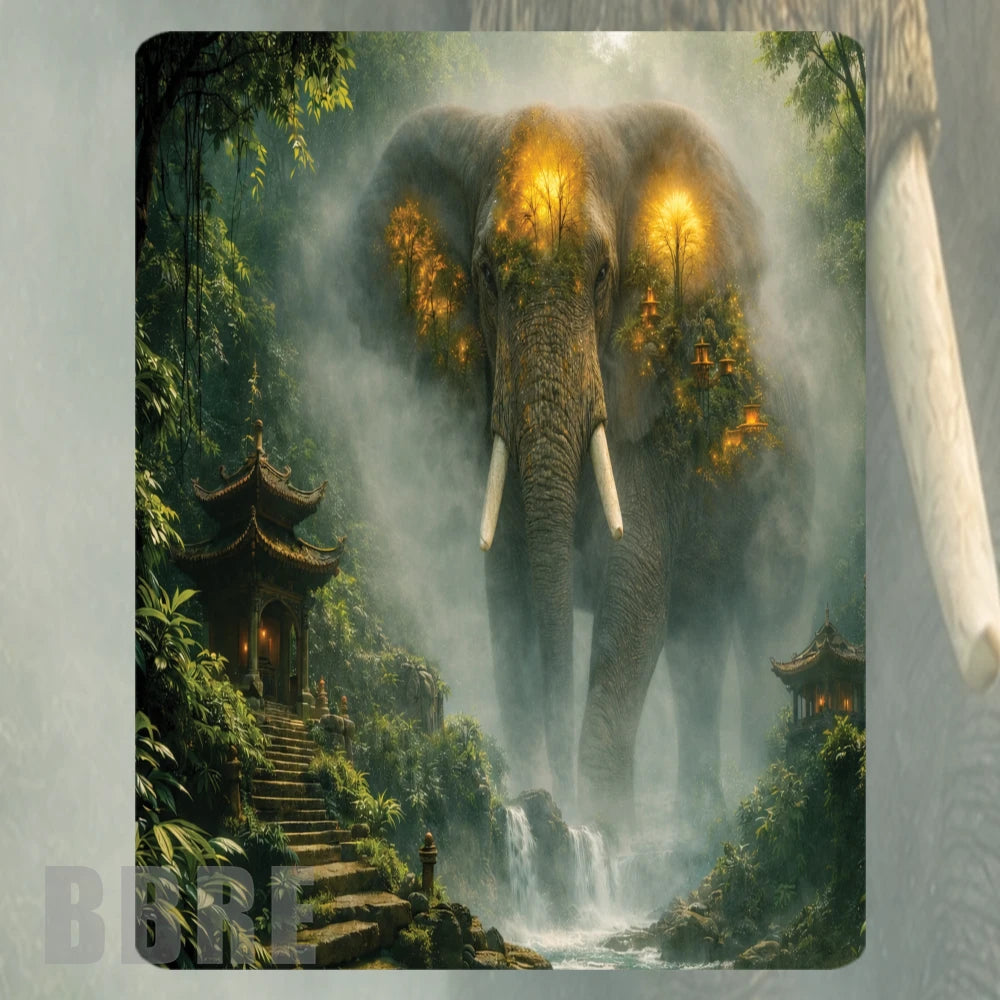 Majestic Elephant Mockup Image