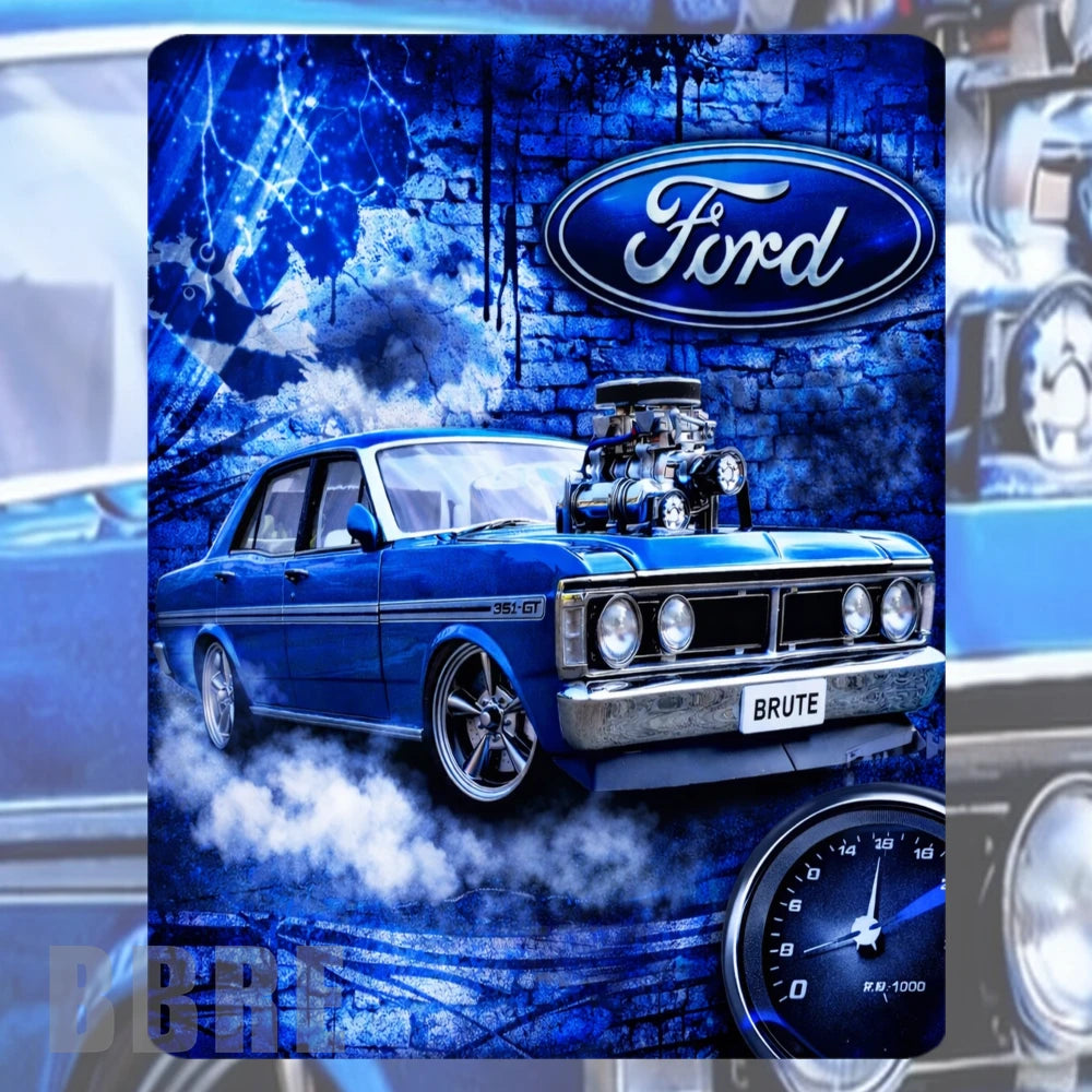 Classic Car Mockup Image