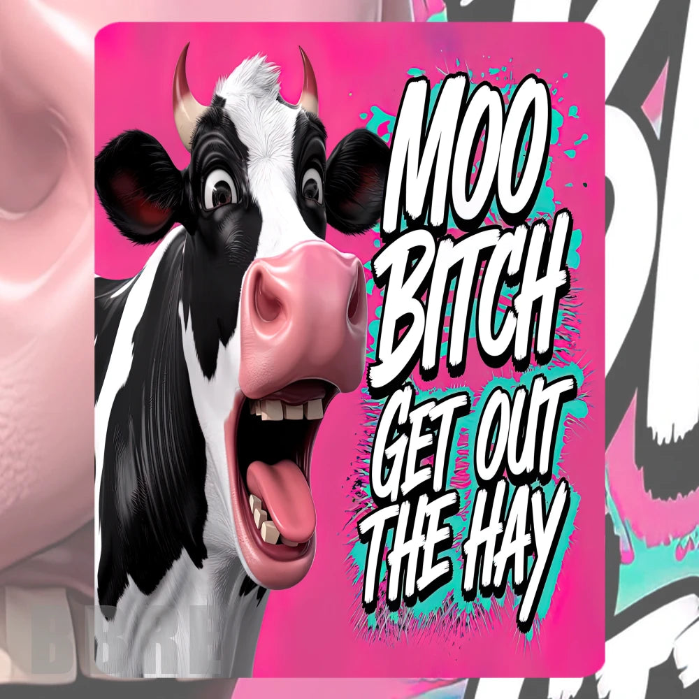 Cow Notebook Mockup Image