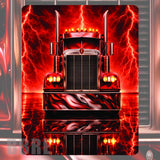 Red Truck Mockup Image