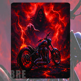 Red Motorcycle Mockup Image