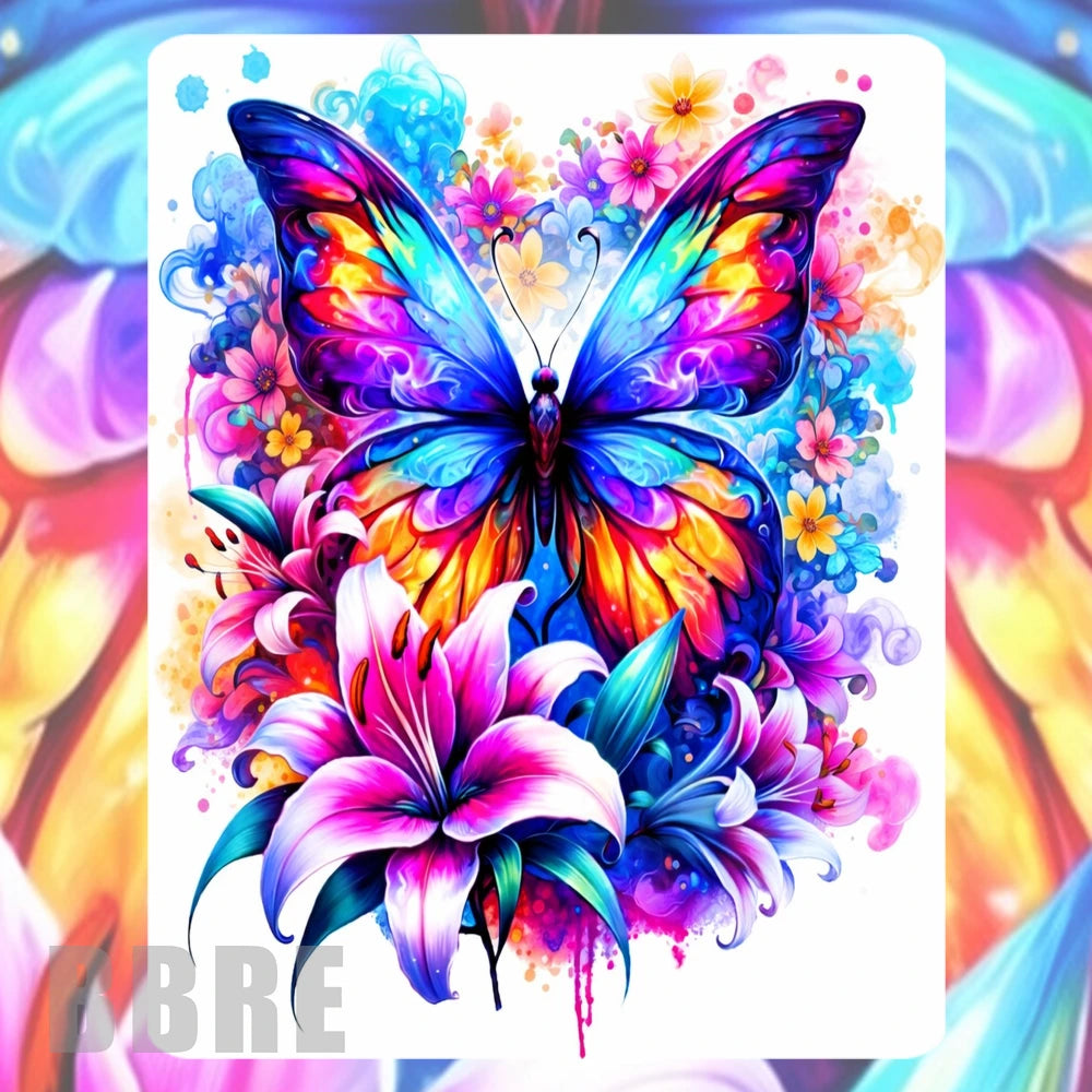 Vibrant Butterfly Mockup Image