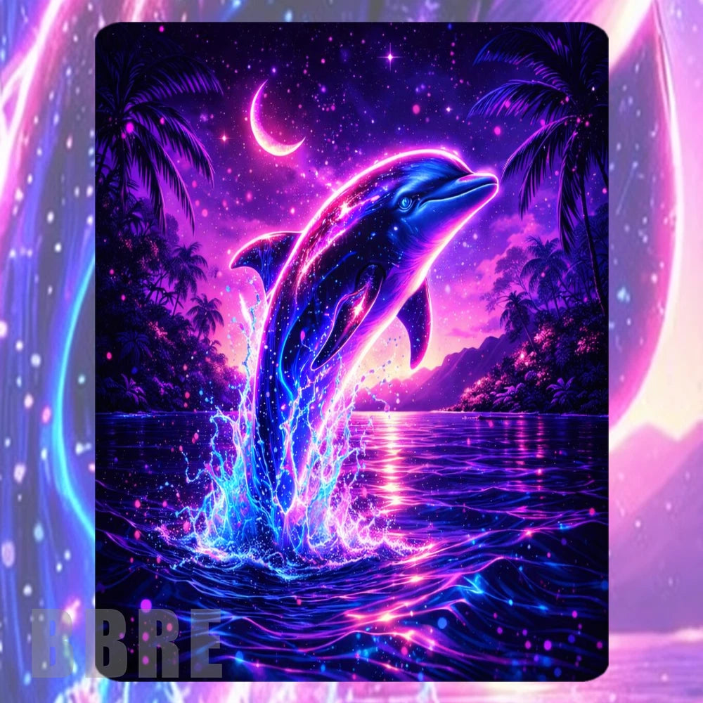 Cosmic Dolphin Mockup Image