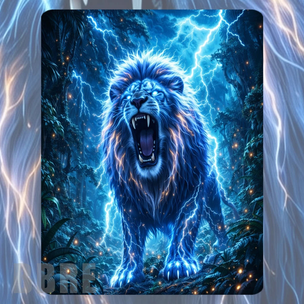 Electric Lion Mockup Image