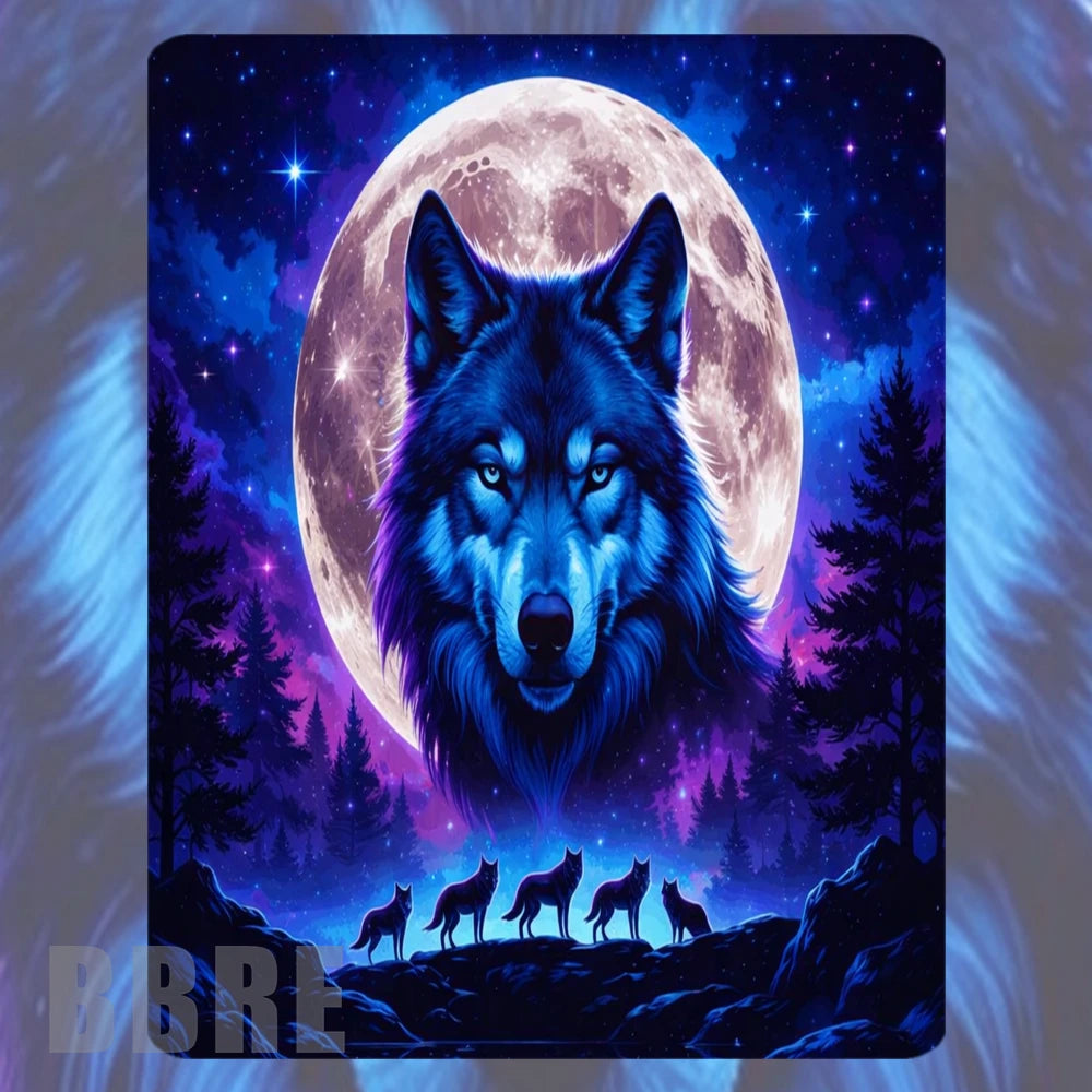 Moonlit Wolf Mockup Image