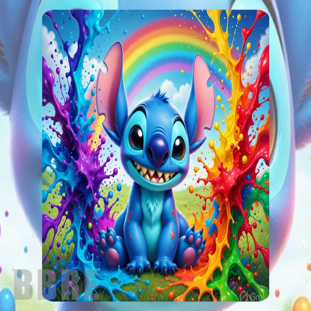 Colorful Stitch Mockup Image
