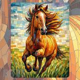 Mosaic Horse Mockup Image