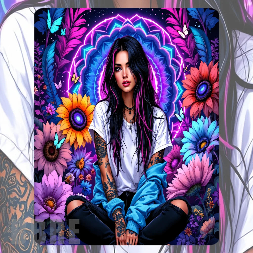 Vibrant Floral 6 Mockup Image