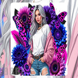 Vibrant Butterfly 4 Mockup Image