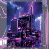 Neon Truck Mockup Image