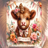 Floral Cow 3 Mockup Image