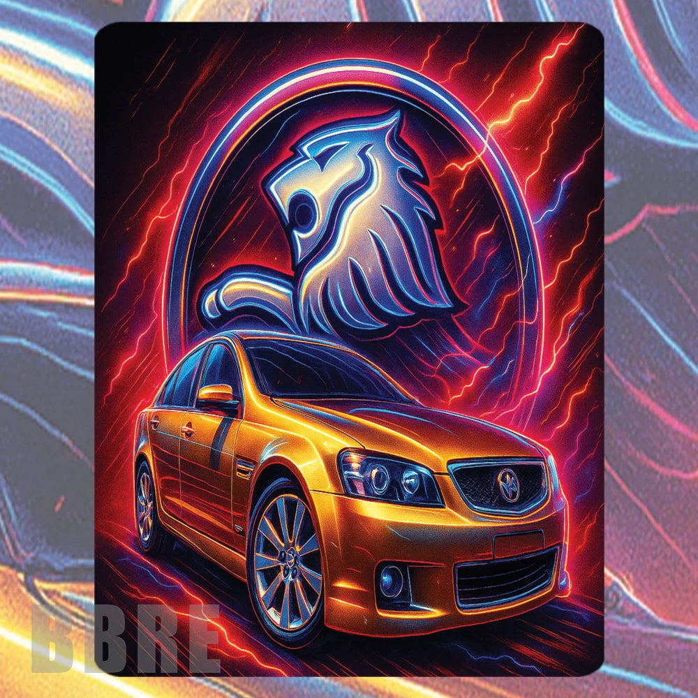 Lion Car Mockup Image