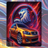 Lion Car Mockup Image