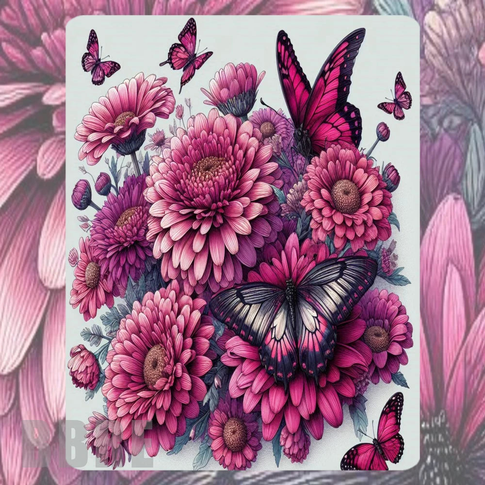 Floral Butterfly 2 Mockup Image