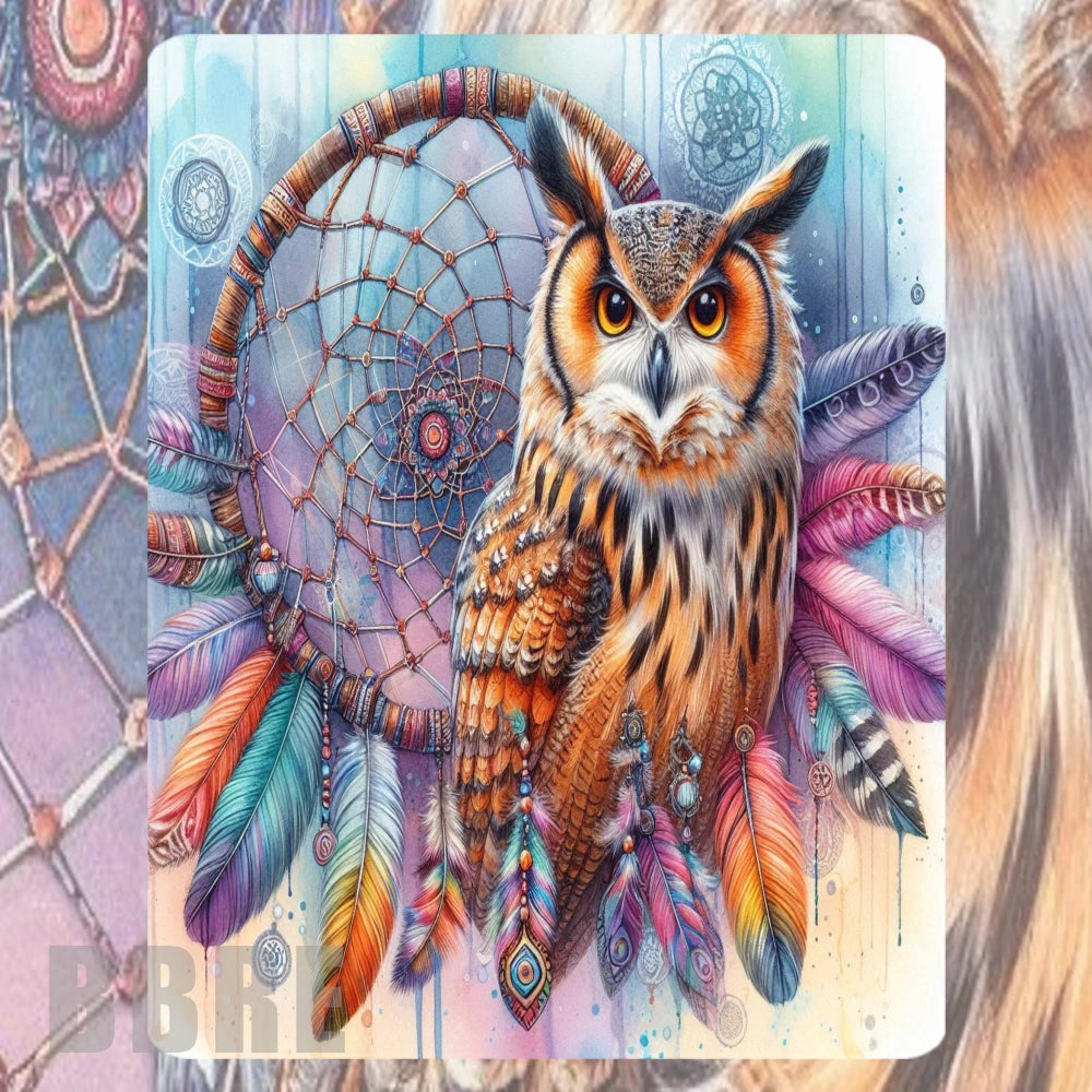 Owl Dreamcatcher Mockup Image