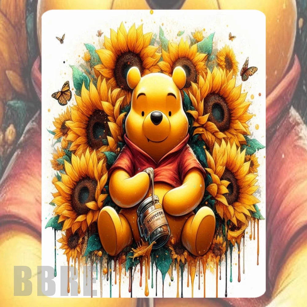 Sunflower Pooh Mockup Image